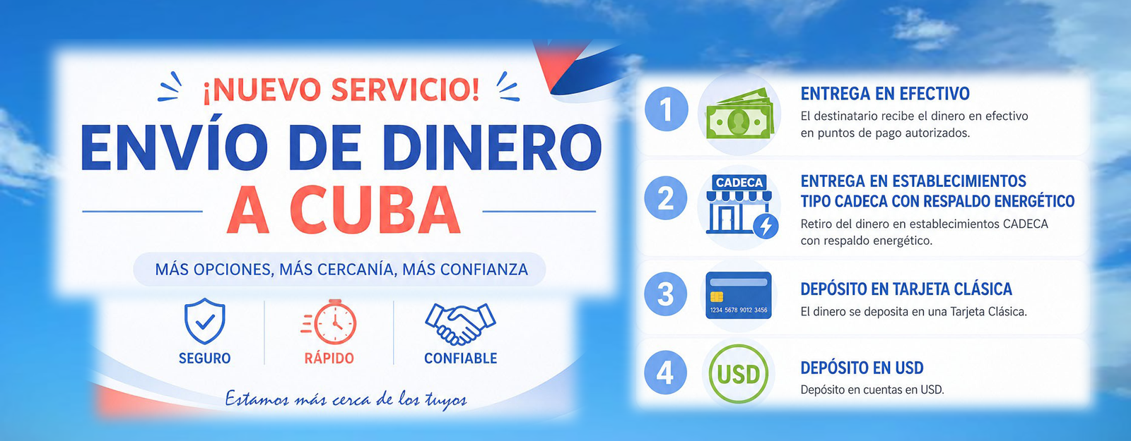Envio de dinero a Cuba
